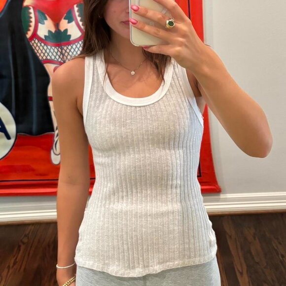 Free People Women's White and Cream Vest - Picture 1 of 2